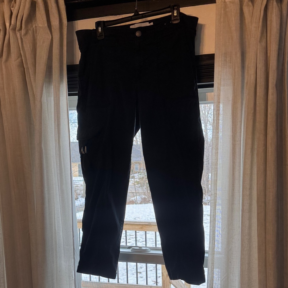 Sonoma Black Classic Straight Leg Trousers
